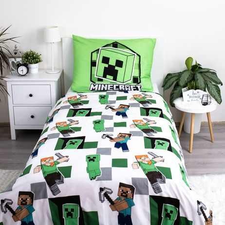 Set lenjerie de pat Minecraft Out of the Box 140×200 cm [3]