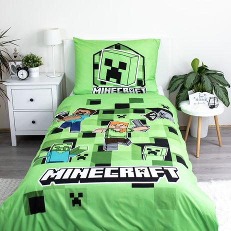 Set lenjerie de pat Minecraft Out of the Box 140×200 cm [2]