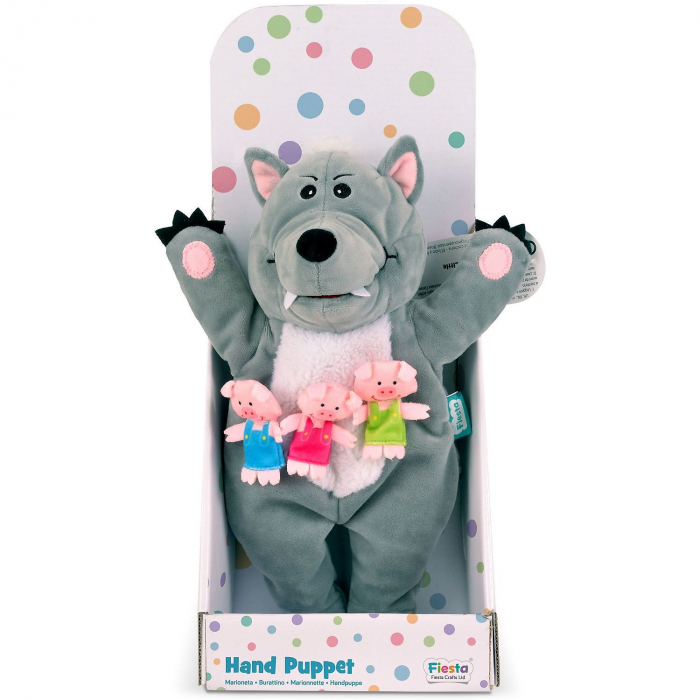 Set Marionete Lupul si cei 3 Purcelusi Fiesta Crafts FCT-2458 [3]