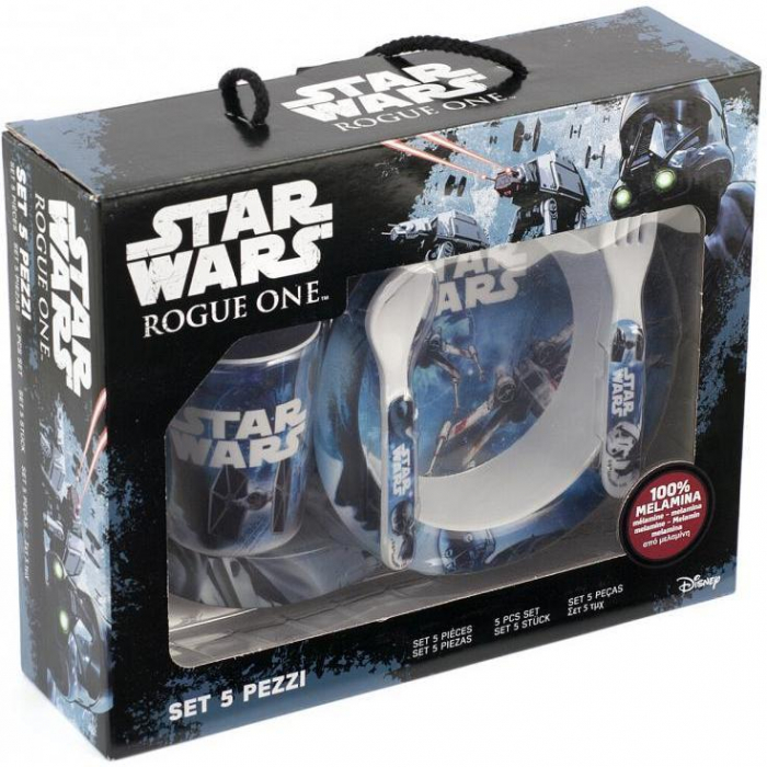 Set pentru masa melamina 5 piese Star Wars Rogue One Lulabi 8330500 [2]