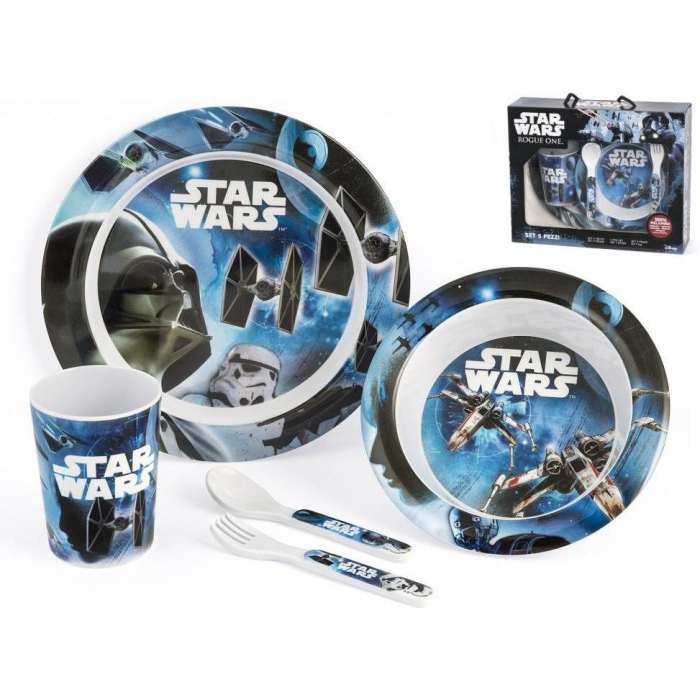 Set pentru masa melamina 5 piese Star Wars Rogue One Lulabi 8330500 [3]