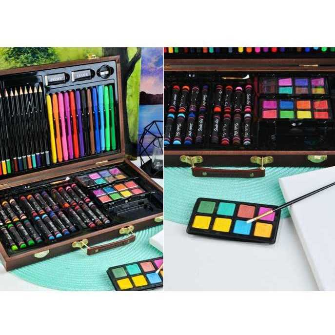 Set pentru pictura 81 piese cu geanta lemn inclusa Iso Trade MY17819 [2]