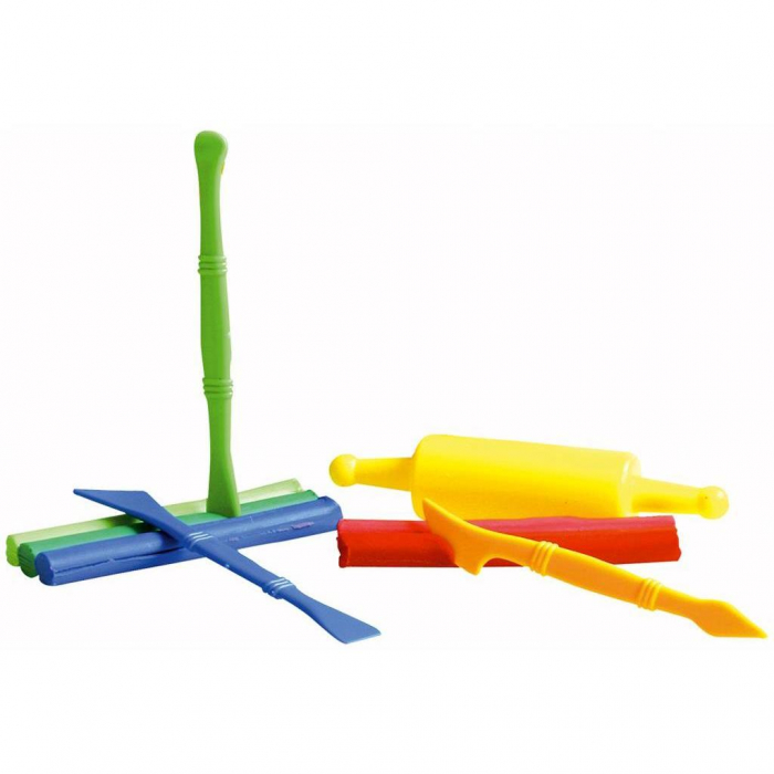 Set plastilina 24 culori, 28 piese Moses MS04003 [5]