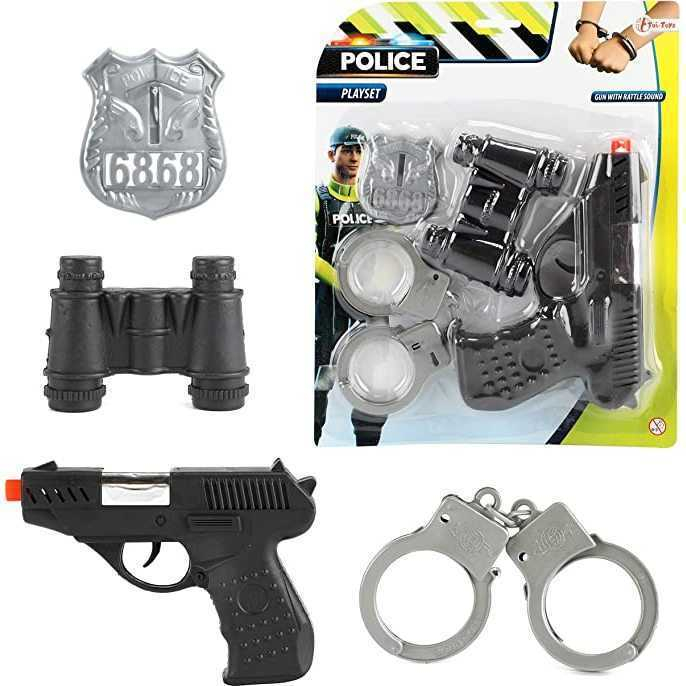 Set politie SWAT 4 piese cu pistol si catuse Toi-Toys TT14150A [2]