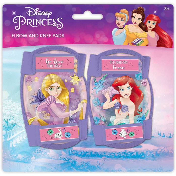 Set protectie Cotiere Genunchiere Princess Rapunzel and Ariel Seven SV59095 [2]