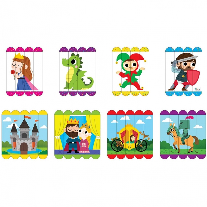 Set puzzle-uri din betisoare lemn - Castel Fiesta Crafts FCT-2934 [2]