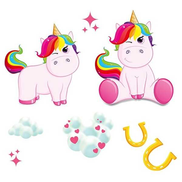 Set stickere perete 3D Unicorn Dream Horse Toi-Toys TT46144A [3]