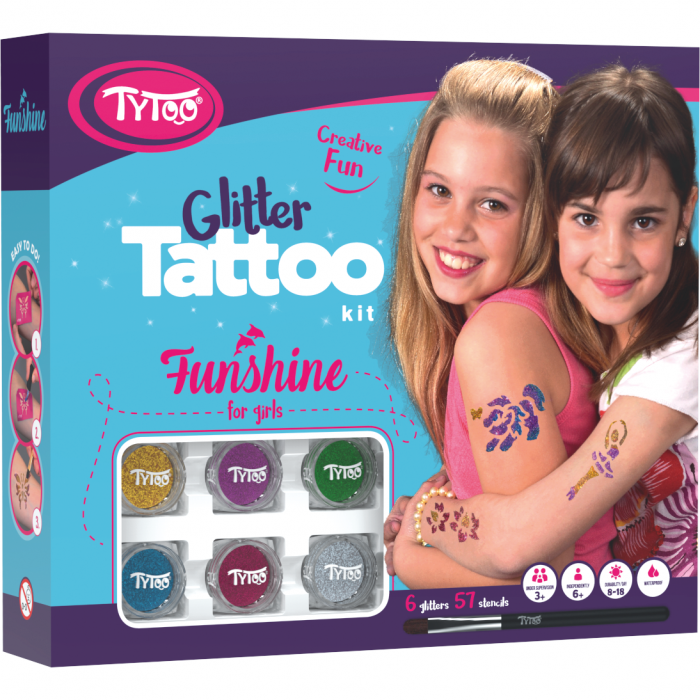 Set tatuaje temporare cu sclipici Funshine Tytoo KKCTT2213017 [2]