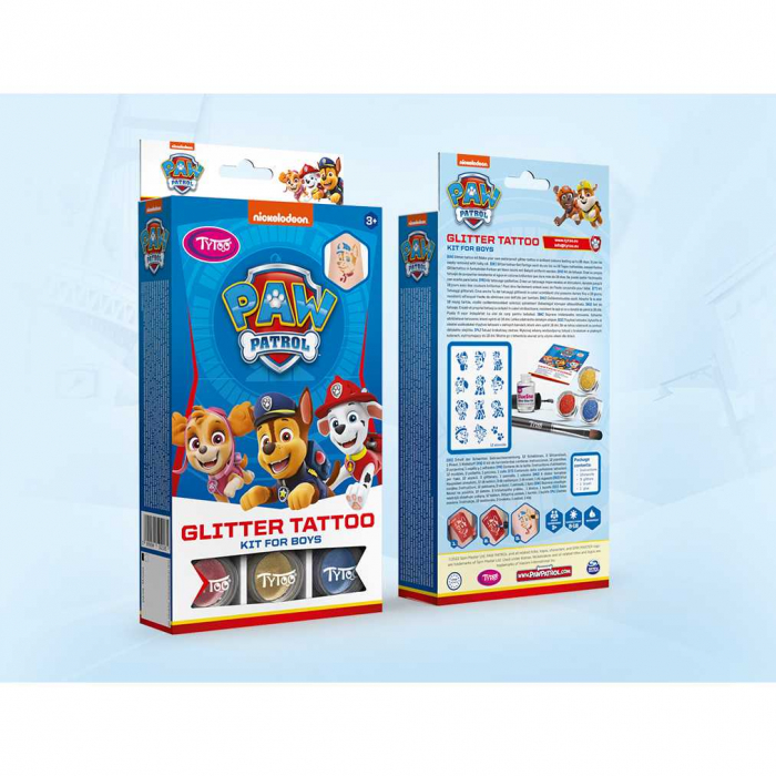 Set tatuaje temporare cu sclipici Paw Patrol Tytoo KKCTT2310026 [5]