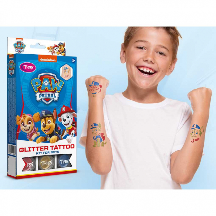 Set tatuaje temporare cu sclipici Paw Patrol Tytoo KKCTT2310026 [3]