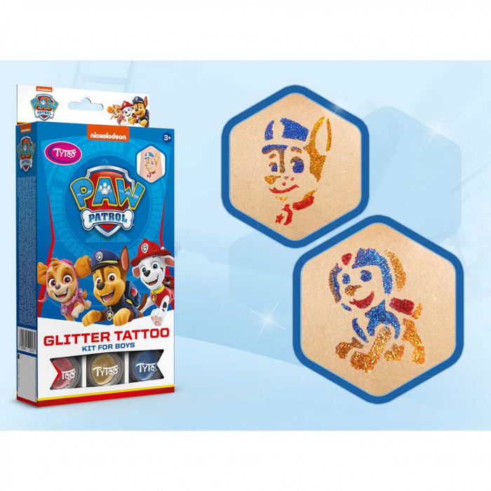 Set tatuaje temporare cu sclipici Paw Patrol Tytoo KKCTT2310026 [4]