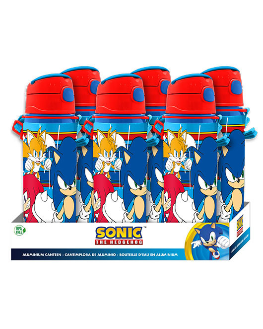 Sonic The Hedgehog - Sticla de baut din aluminiu  - 600 ml [3]