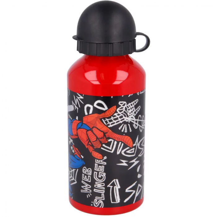 Sticla apa aluminiu Spiderman 400 ml SunCity STF51334 [2]