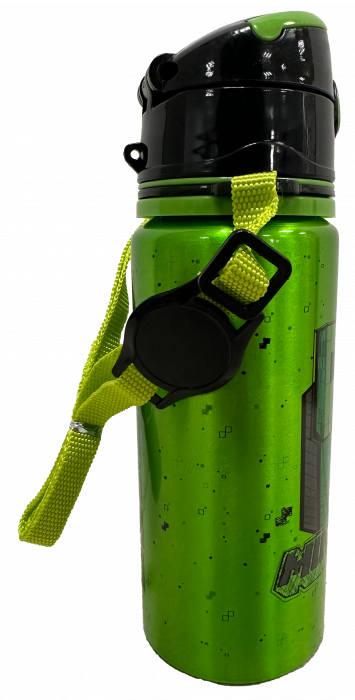 STICLA DE APA, ALUMINIU, CUREA, 600 ML Minecraft [4]