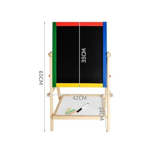Tabla magnetica din lemn cu 2 fete Kruzzel MY17510 [2]