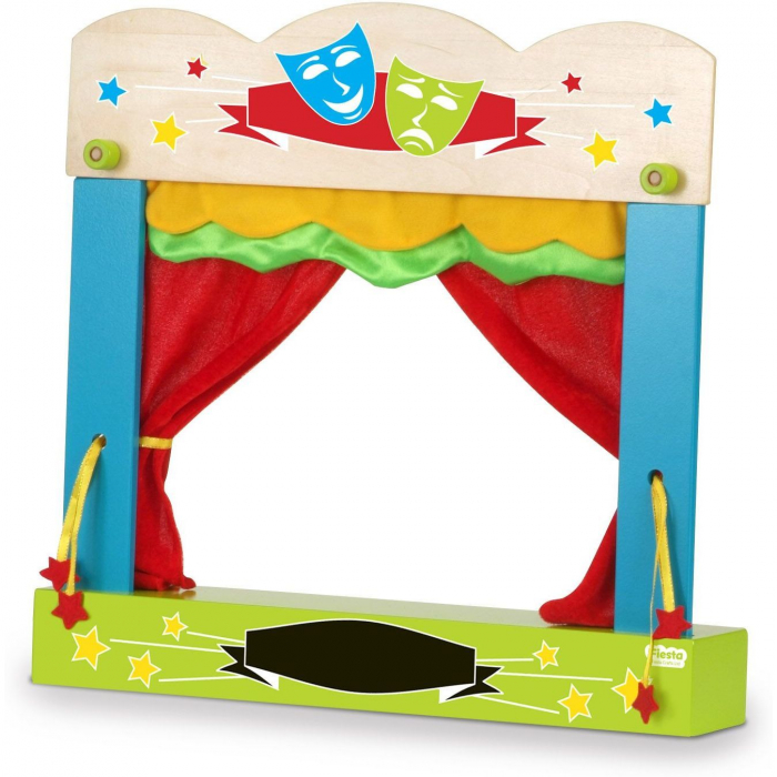 Teatru de papusi pentru marionete de deget Fiesta Crafts FCT-2749 [3]
