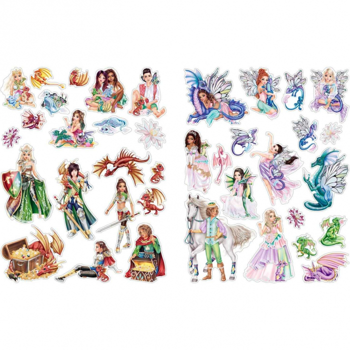 Top Model Autocolante Stickerworld Dragon Love Depesche PT11909 [6]