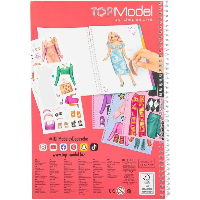 Top Model Dress me up, autocolante Cut Out Depesche PT12135 [2]