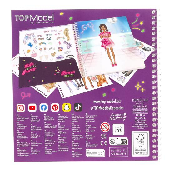 TOPModel Dress Me Up Party Sticker Designer [6]