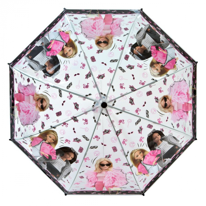 Umbrela transparenta PVC  barbie , diametru  70 cm [2]