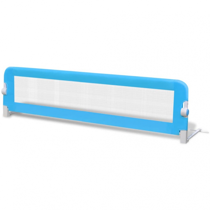 vidaXL Balustradă de Siguranța pentru pat copil, albastru, 150x42 cm [2]