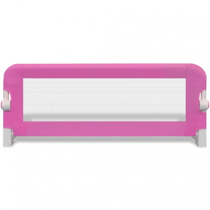 vidaXL Balustradă de Siguranța pentru pat de copil, roz, 102x42 cm [3]
