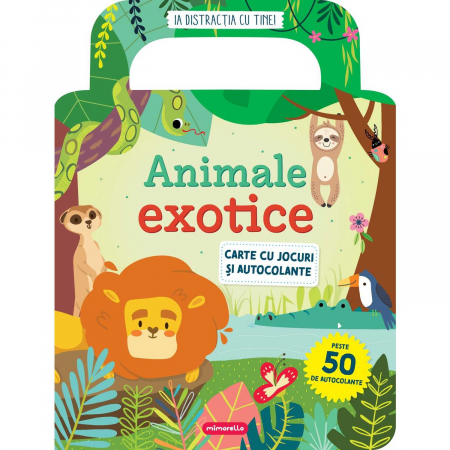 Carti de colorat - Animale exotice Mimorello EK7036