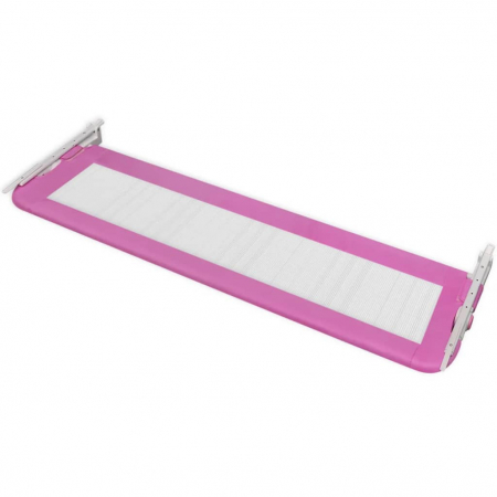 Balustradă de Siguranța pentru pat de copil, roz, 150x42 cm [3]