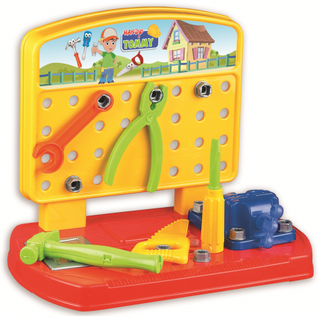 JOCURI SI JUCARII - Banc de lucru Handy Tommy 28 piese Ucar Toys UC131