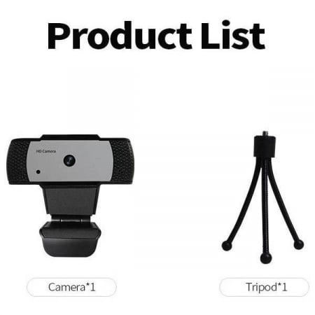 Camera Web 5MP, USB 2.0, FullHD, Autofocus, Trepied inclus In One IO0040 [1]
