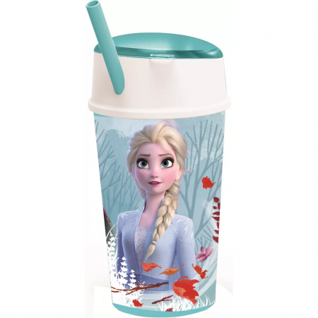 Sisteme Siguranta - Cana cu pai, capac si compartiment alimente Frozen 400 ml SunCity STF51001