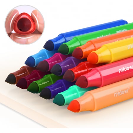 Carioci lavabile 36 culori Mideer MD4071 [2]