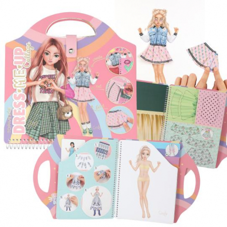 Carte cu stickere TOPModel Dress Me Up Collage