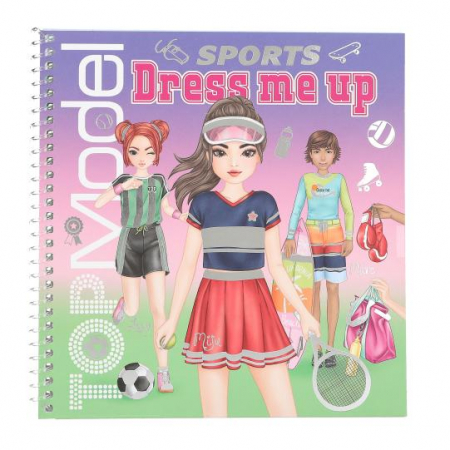 Carte cu stickere TOPModel Dress Me Up Sport [1]