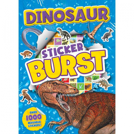 SCOALA SI GRADINITA - Carte de activitati cu peste 1000 de stickere cu Dinozauri Alligator AB3384DISBG