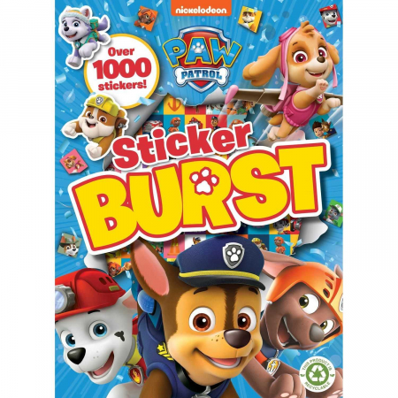 Activitati extracurriculare - Carte de activitati cu peste 1000 de stickere Paw Patrol Sticker Burst Alligator AB3436PWSBG