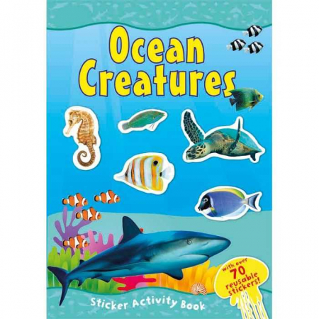 Activitati extracurriculare - Carte de activitati cu stickere Animale Marine Alligator AB2455OCSB