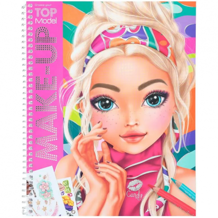 Carte de colorat Create Make-Up Top Model Candy Depesche PT12415 [0]