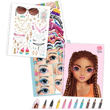 Carte de colorat Create Make-Up Top Model Candy Depesche PT12415 [4]