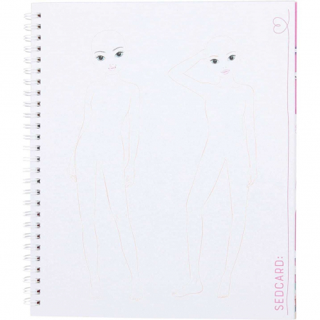 Carte de colorat Create Your Design Malia and Hayden Depesche PT11504 [3]