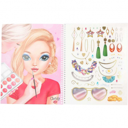 Carte de colorat Create Your Make-Up Top Model Depesche PT10728 [2]