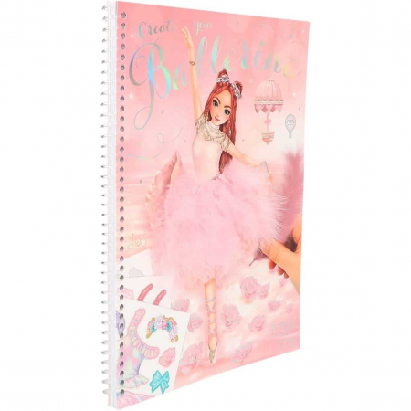 Carte de colorat Create your Top Model Ballerina Depesche PT12122 [1]