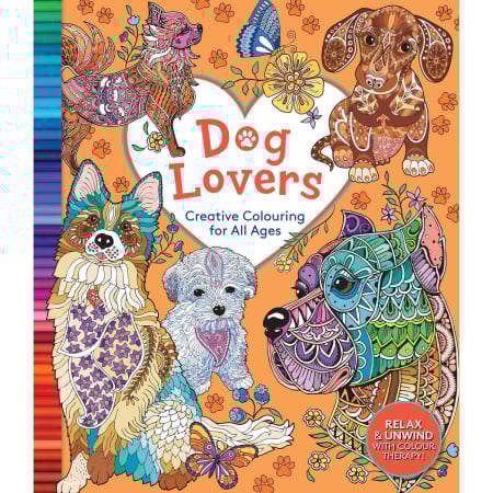 Activitati extracurriculare - Carte de colorat Deluxe Creative Dog Lovers Alligator AB3418DCDCB