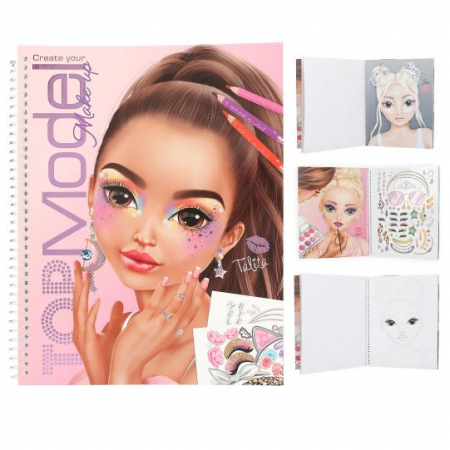 Carti de colorat - Carte de colorat TOPModel Make-Up