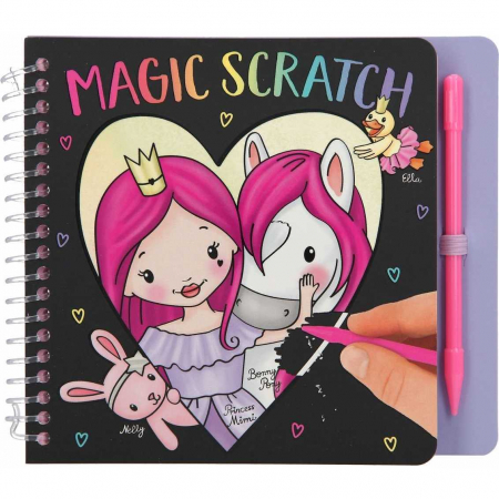 SCOALA SI GRADINITA - Carte Princess Mimi Mini Magic-Scratch Book Depesche PT11413