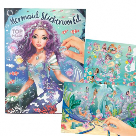 Reduceri - Carte TopModel cu  autocolante sirene Mermaid