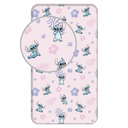 Lenjerii Patuturi - Cearșaf cu Elastic Disney Lilo și Stitch 90 x 200 cm