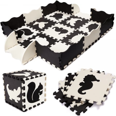 Covor puzzle cu laterale 25 piese Ikonka IK17566 [2]