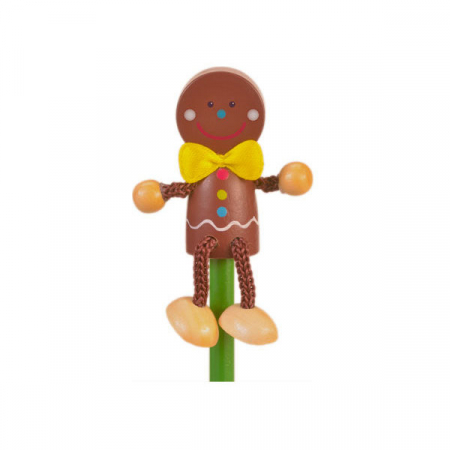 Creion cu figurina lemn Om Turta Dulce Fiesta Crafts FCP-5186 [1]