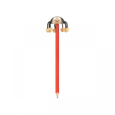 Instrumente de scris si desen - Creion cu figurina lemn Paianjen Fiesta Crafts FCP-5157